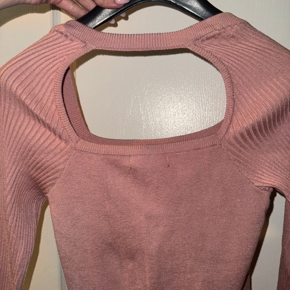 Forever 21 Mauve Long Sleeve Bodysuit - Picture 3 of 4